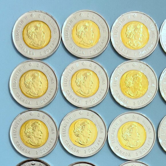 Canada 2018 '100th Anniversary Armistice 1918-2018' Roll of 25 x $2 Toonies! - Picture 5 of 16